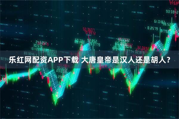 乐红网配资APP下载 大唐皇帝是汉人还是胡人？